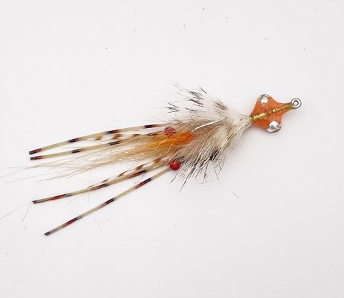 saltwater flies - the evolution shrimp is a fly made for bonefish and permit that uses a shrimp head and epoxy body mimcking the M.O.E (Mother of all epoxy) fly. Esay to tie and swims great. One of the best saltwater patterns for bonefish, permit, redfish and snook.