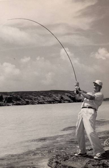 Joe Brooks fly fishing legend in tail fly fishing magazine