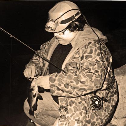 saltwater fly fishing - a fish my age