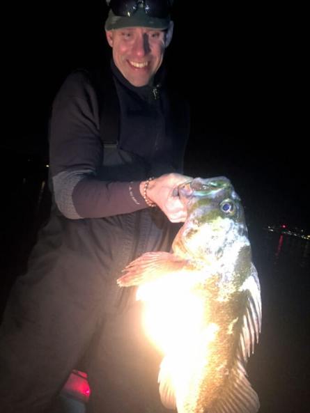 saltwater fly fishing - a fish my age