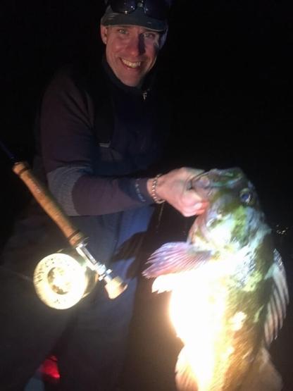 saltwater fly fishing - a fish my age