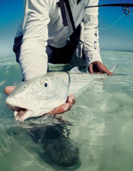 fly fishing magazine - bonefish - fanning island